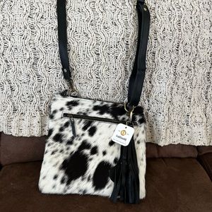 Real cowhide purse